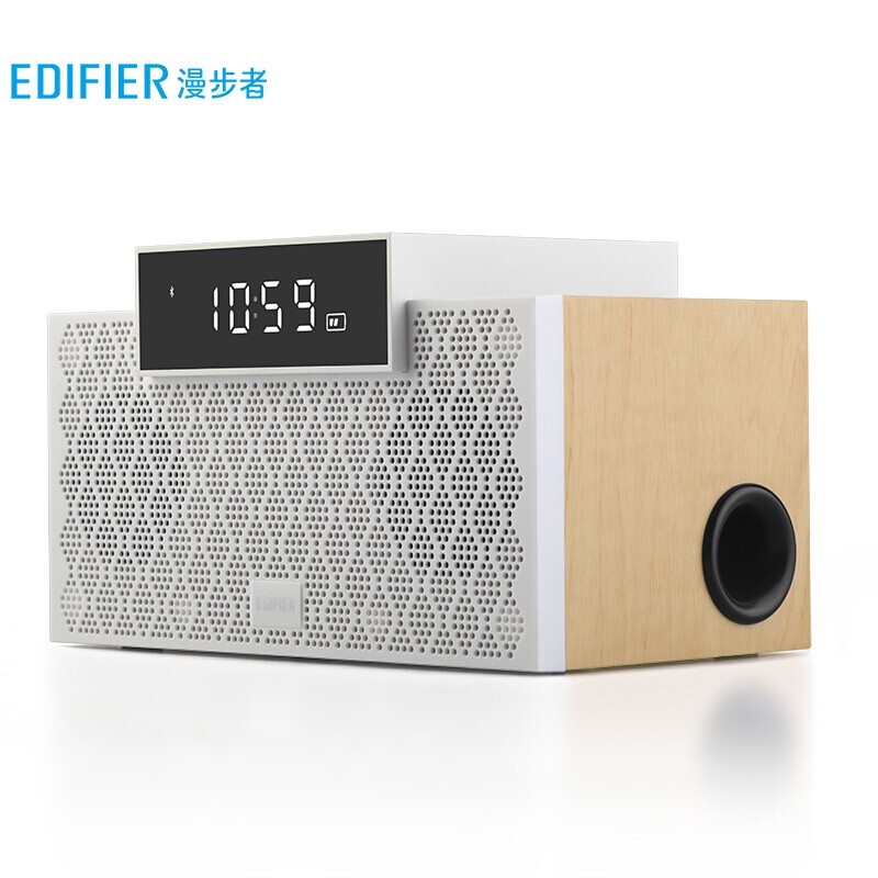 漫步者（EDIFIER）M260 多功能小型音箱 蓝牙音箱 闹钟音箱 有源音箱 电脑音响