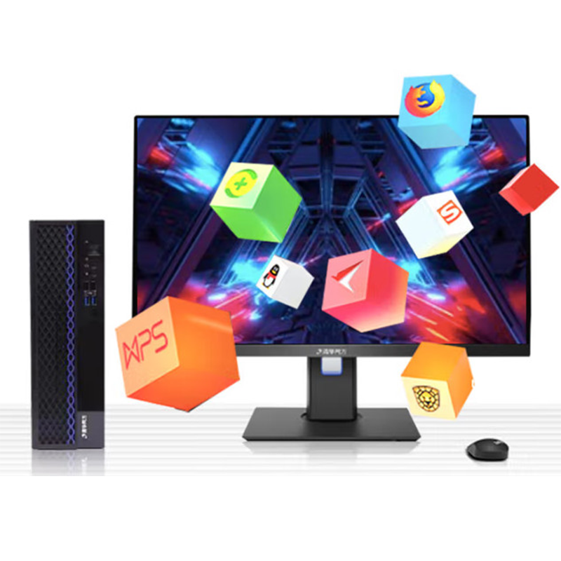 清华同方 超翔TF830-V050-1 飞腾D2000/8GB/256GB SSD/2G独立显卡/无光驱/23.8英寸