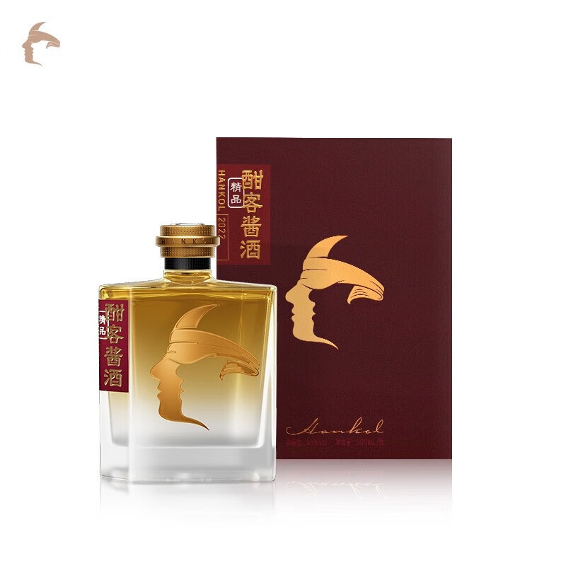 酣客 精品 酱香型白酒 贵州大曲坤沙白酒礼盒 53度 500mL 1瓶 单瓶装